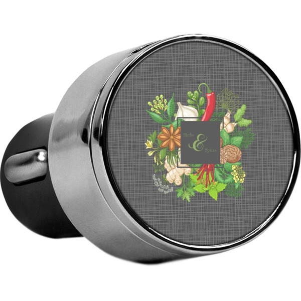 Custom Herbs & Spices USB Car Charger (Personalized)