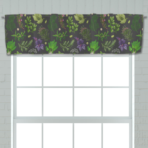Herbs & Spices Valance - Closeup on window