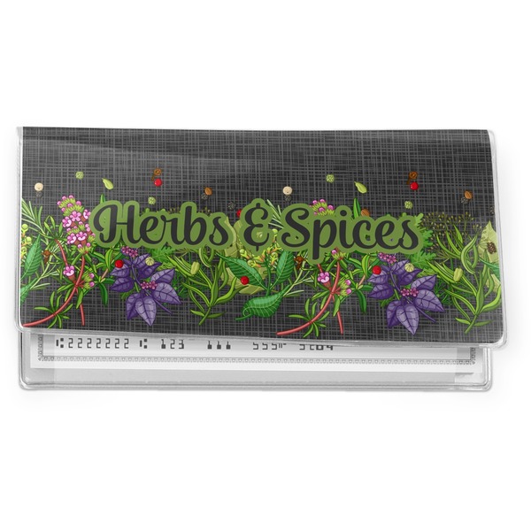 Custom Herbs & Spices Vinyl Checkbook Cover (Personalized)