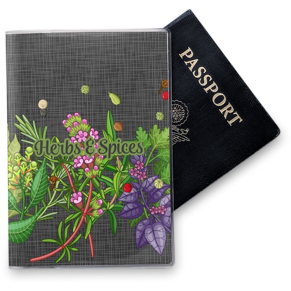 Custom Herbs & Spices Vinyl Passport Holder (Personalized)