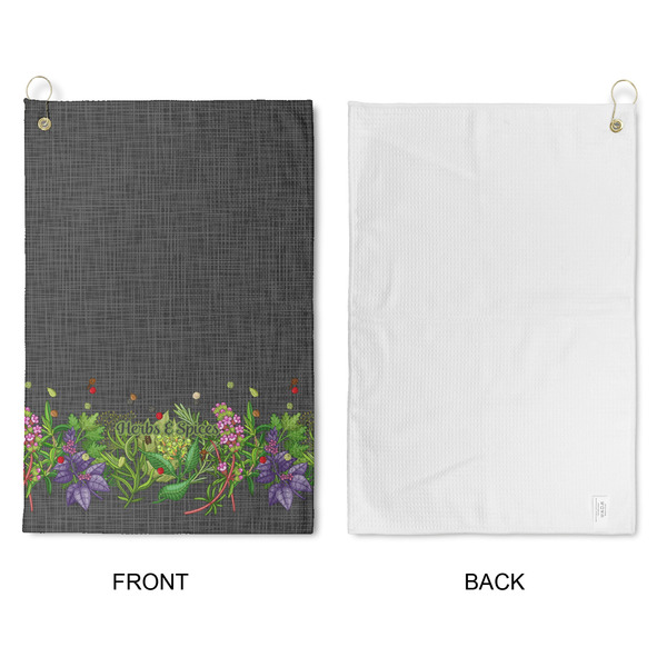 Herbs & Spices Waffle Weave Golf Towel - Approval