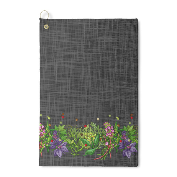 Custom Herbs & Spices Waffle Weave Golf Towel