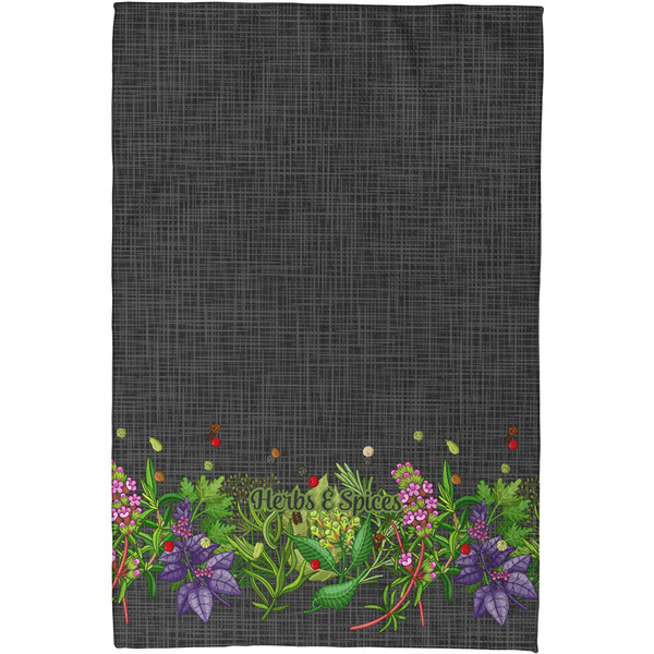 Herbs & Spices Waffle Weave Towel - Full Color Print - Approval Image