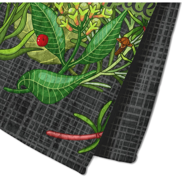 Herbs & Spices Waffle Weave Towel - Closeup of Material Image