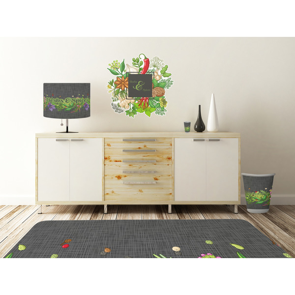 Herbs & Spices Wall Graphic Decal Wooden Desk