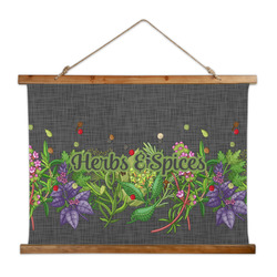 Herbs & Spices Wall Hanging Tapestry - Wide
