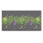Herbs & Spices Wall Mounted Coat Rack (Personalized)