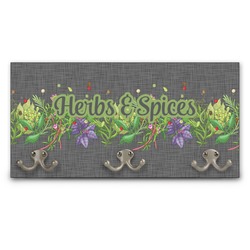 Herbs & Spices Wall Mounted Coat Rack (Personalized)