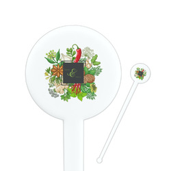 Herbs & Spices Round Plastic Stir Sticks