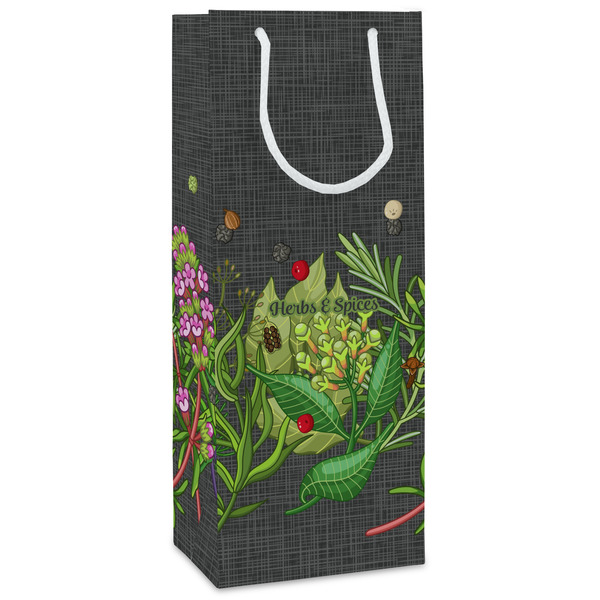 Custom Herbs & Spices Wine Gift Bags - Gloss