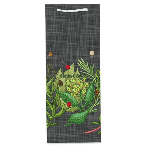 Herbs & Spices Wine Gift Bag - Matte - Front