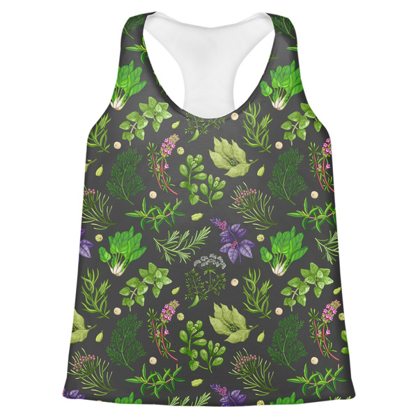 Custom Herbs & Spices Womens Racerback Tank Top - Large