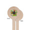 Herbs & Spices Wooden 6" Stir Stick - Round - Single Sided - Front & Back