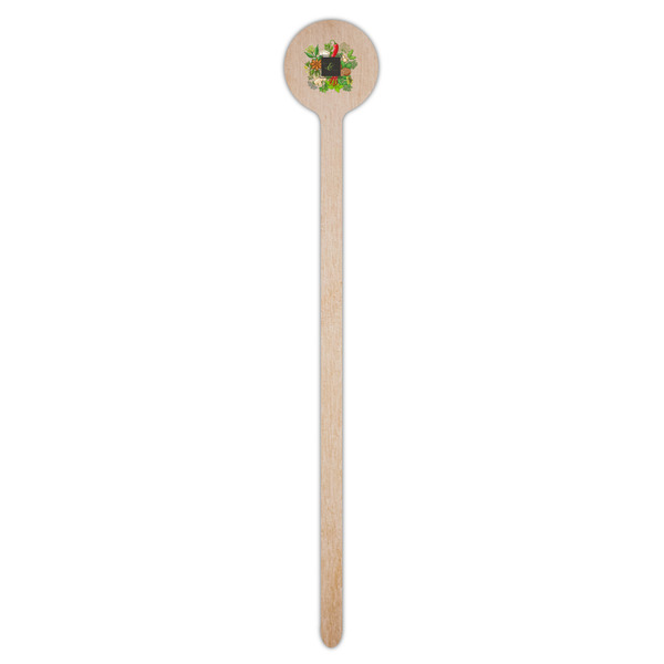 Herbs & Spices Wooden 7.5" Stir Stick - Round - Single Stick