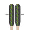 Herbs & Spices Wooden Food Pick - Paddle - Double Sided - Front & Back