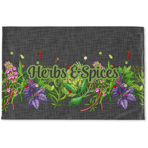 Custom Herbs & Spices Woven Mat (Personalized)