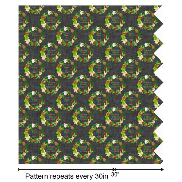 Herbs & Spices Wrapping Paper Roll - Satin - Partial Roll