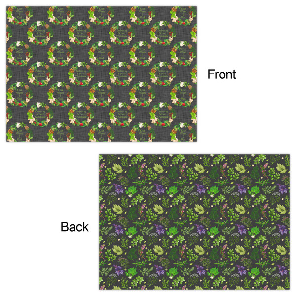 Herbs & Spices Wrapping Paper Sheet - Double Sided - Front & Back