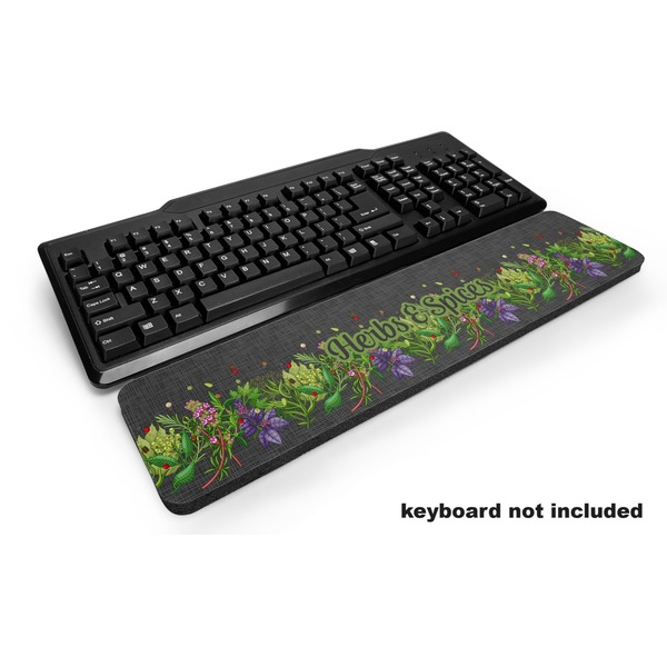 Custom Herbs & Spices Keyboard Wrist Rest (Personalized)