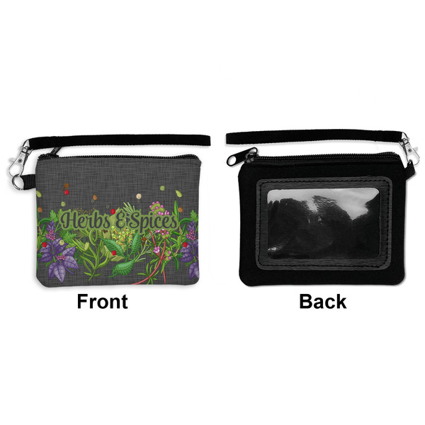Herbs & Spices Wristlet ID Cases - Front & Back