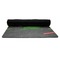 Herbs & Spices Yoga Mat Rolled up Black Rubber Backing
