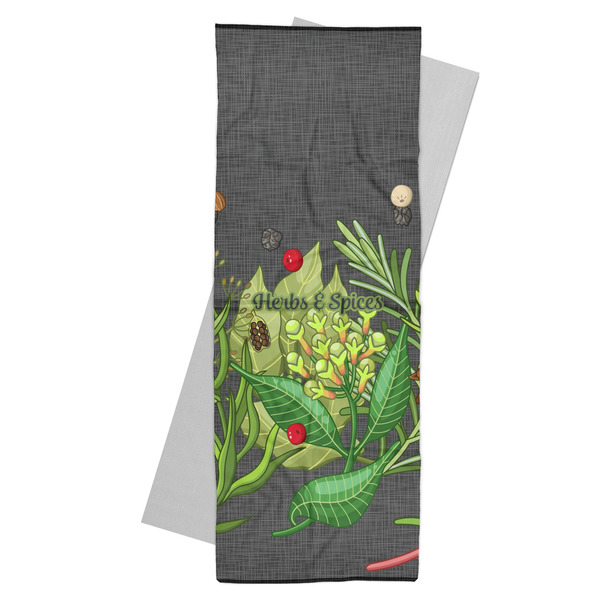 Custom Herbs & Spices Yoga Mat Towel (Personalized)