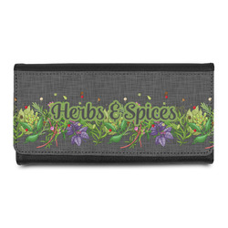 Herbs & Spices Leatherette Ladies Wallet (Personalized)