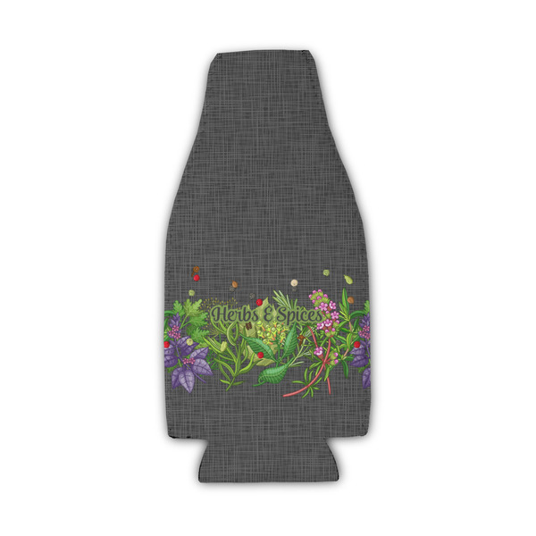 Herbs & Spices Zipper Bottle Cooler - Set of 4 - FRONT