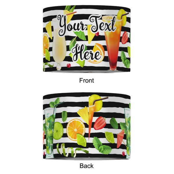 Cocktails 12" Drum Lampshade - APPROVAL (Fabric)