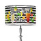 Cocktails 12" Drum Lampshade - ON STAND (Poly Film)