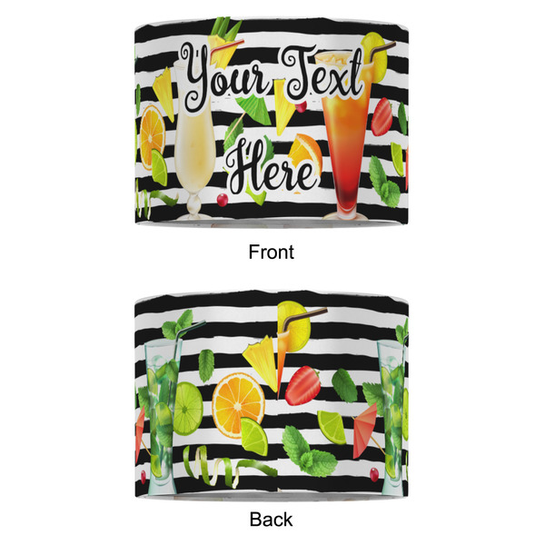 Cocktails 16" Drum Lampshade - APPROVAL (Fabric)