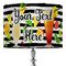 Cocktails 16" Drum Lampshade - ON STAND (Fabric)