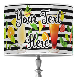 Cocktails 16" Drum Lamp Shade - Poly-film (Personalized)