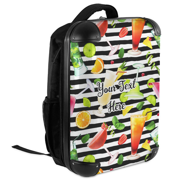 Cocktails 18" Hard Shell Backpacks - ANGLED VIEW