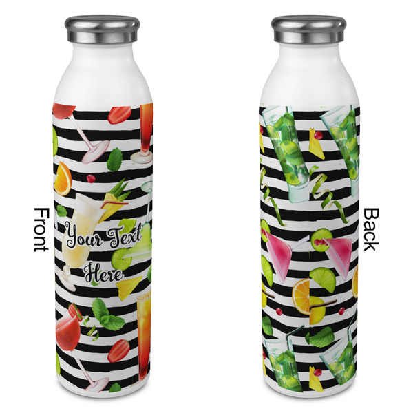 Cocktails 20oz Water Bottles - Full Print - Approval