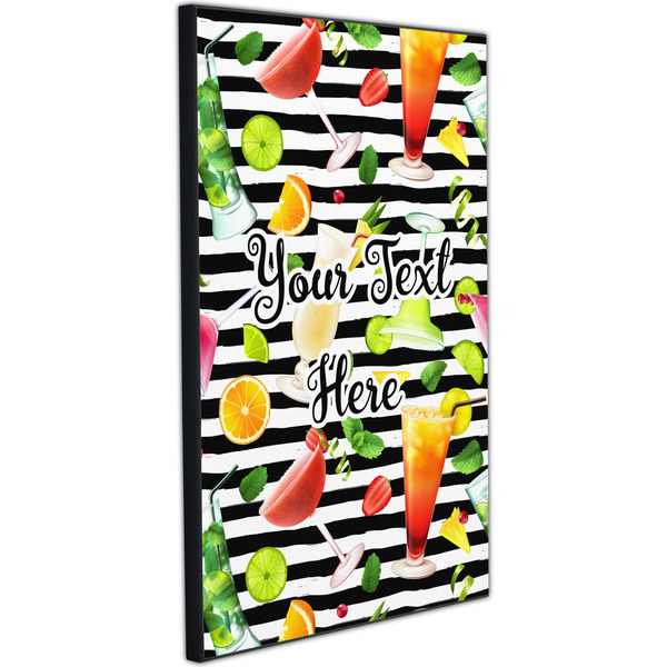 Cocktails 20x30 Wood Print - Angle View