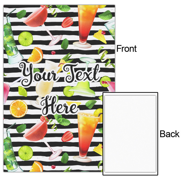 Cocktails 24x36 - Matte Poster - Front & Back