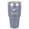 Cocktails 30 oz Stainless Steel Tumbler - Grey - Single-Sided (Personalized)