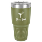 Cocktails 30 oz Stainless Steel Tumbler - Olive - Single-Sided (Personalized)