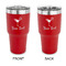 Cocktails 30 oz Stainless Steel Tumbler - Red - Double Sided (Personalized)