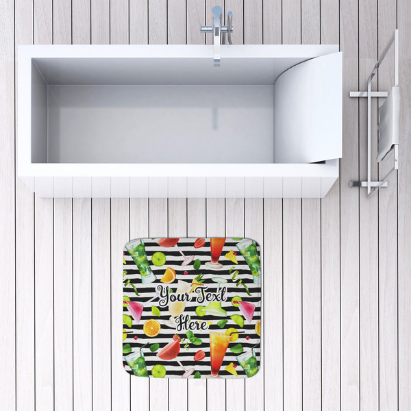 Cocktails 48x48 Foam Memory Mat - LIFESTYLE