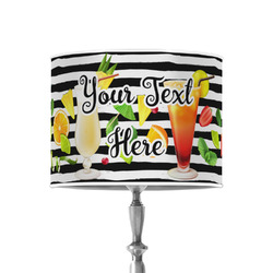 Cocktails 8" Drum Lamp Shade - Poly-film (Personalized)
