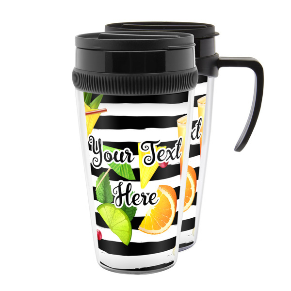 Custom Cocktails Acrylic Travel Mug (Personalized)