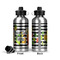 Cocktails Aluminum Water Bottle - Front and Back