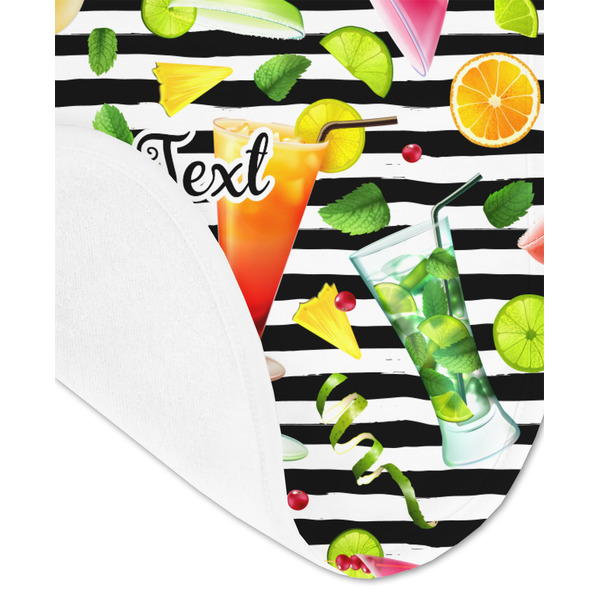 Cocktails Baby Bib - AFT detail