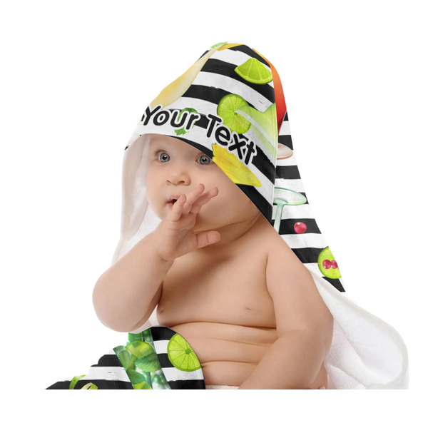 Cocktails Baby Hooded Towel on Child