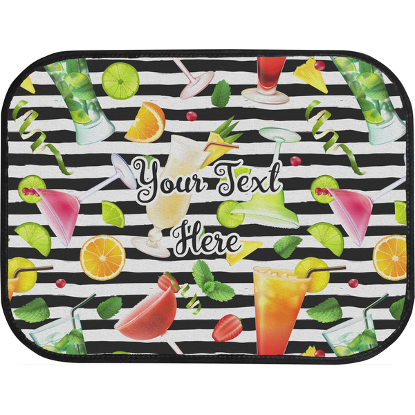 Cocktails Back Seat Car Mat