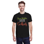 Cocktails T-Shirt - Black - Small