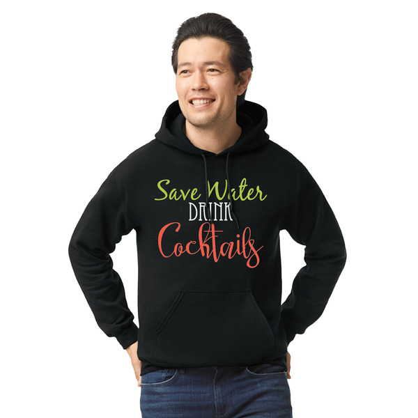 Custom Cocktails Hoodie - Black - Small
