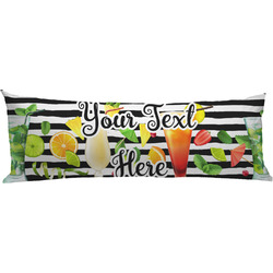 Cocktails Body Pillow Case (Personalized)